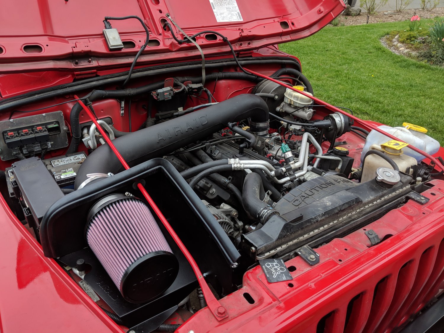 Airaid 310 158 Cold Air Dam Intake For 97 06 Jeep Wrangler